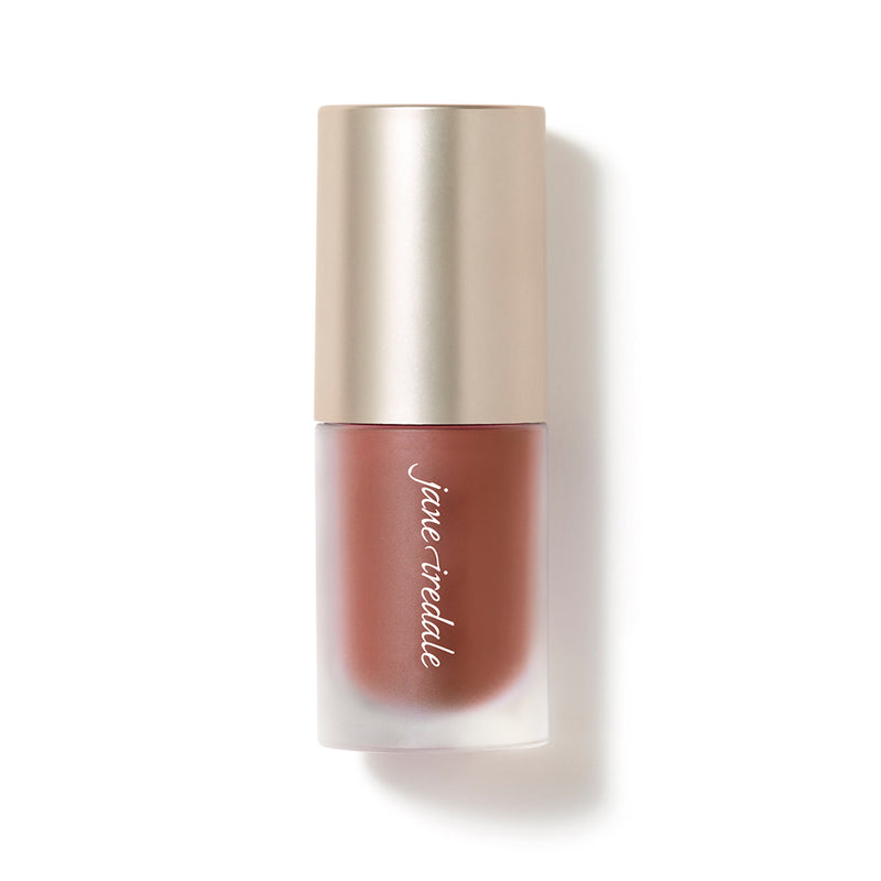 Jane Iredale ColorLuxe Liquid Blush Cinnamon Girl – warme terra-cotta blush met bronzy ondertoon voor een sunkissed glow